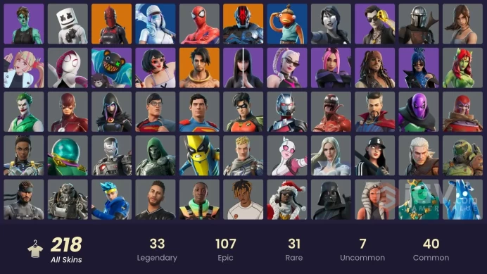 FA | 216 skins | Challenger | Tentacular | Battle-Tested | Harbinger Armor Omegarok | On