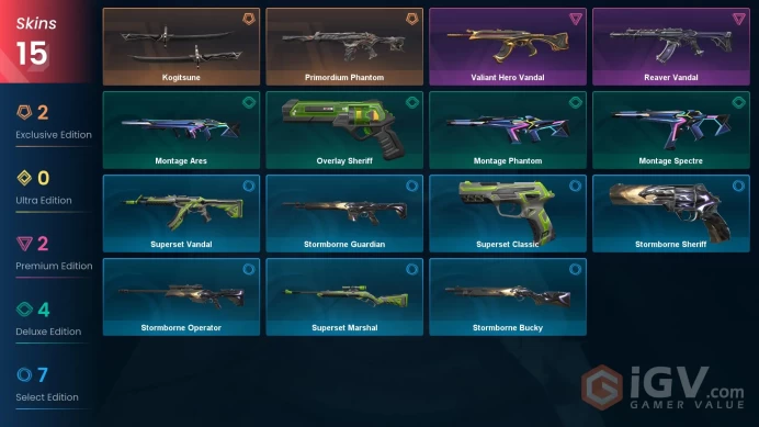 [EU] - SKINS 14 - KNIFE 1 - Primordium Phantom - Kogitsune - Reaver Vandal - FULL ACCESS - INSTANT DELIVERY