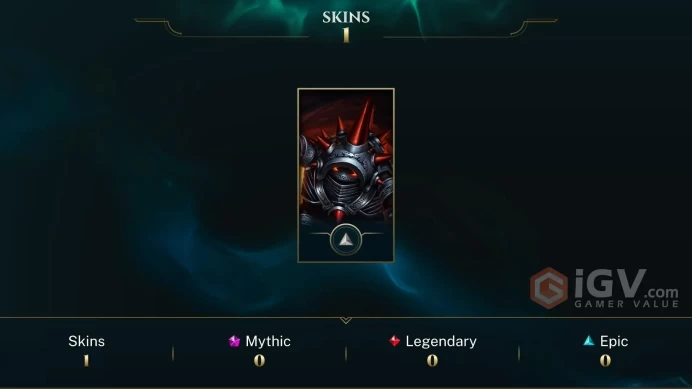 [EUW] Season 2026 - Silver 4 - 0W - 1L - 6K Be - Placements - Chrome Rammus - Safe - Instant Delivery