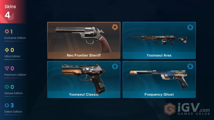 [NA] 4 SKINS | 0 KNIVES |Neo Frontier Sheriff