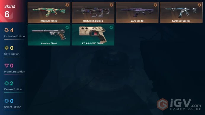 [EU] - SKINS 6 - Kuronami Spectre - Imperium Vandal - EX.O Vandal - FULL ACCESS - INSTANT DELIVERY