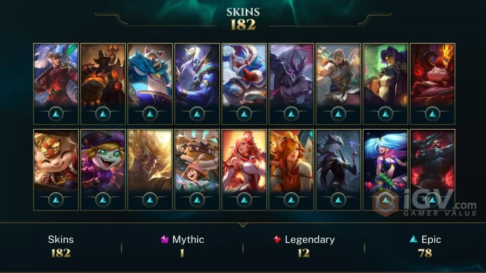 Europe West Pulsefire Ezreal - DJ Sona - Annie-Versary - Lv 641 | 170 Champs | 182 Skins FULL ACCESS A702
