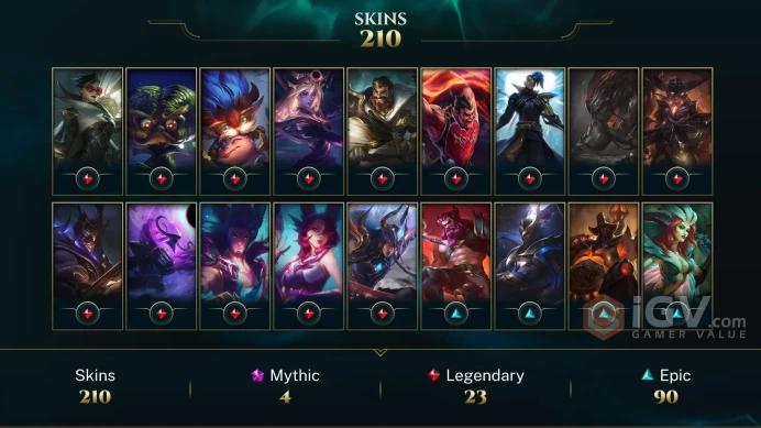 Latin America North Victorious Sejuani - Victorious Blitzcrank - Spirit Guard Udyr - Lv 549 | 169 Champs | 210 Skins FULL ACCESS A704