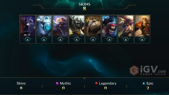 Oceania iBlitzcrank - Piltover Customs Blitzcrank - Sanguine Garen - Lv 59 | 36 Champs | 8 Skins FULL ACCESS A706