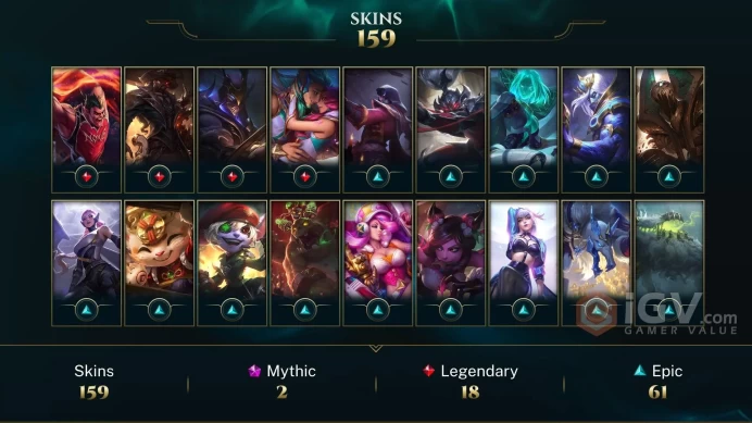 Latin America South K/DA ALL OUT Seraphine Indie - Elementalist Lux - Annie-Versary - Lv 594 | 170 Champs | 159 Skins FULL ACCESS A715