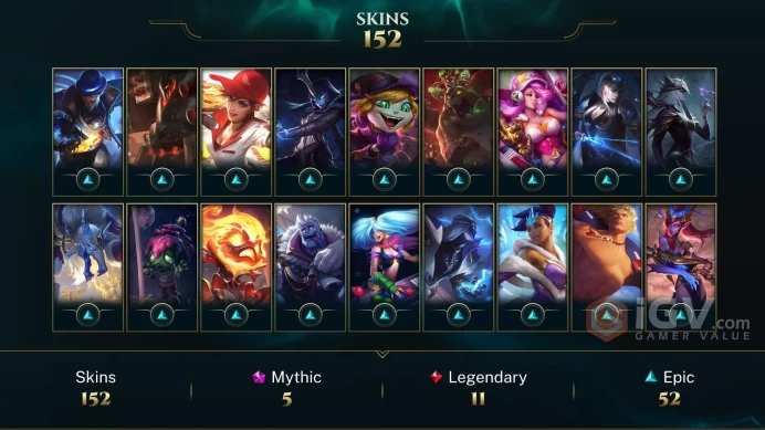 Europe West Victorious Orianna - Victorious Aatrox - Victorious Lucian - Lv 441 | 164 Champs | 152 Skins FULL ACCESS A719