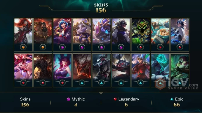 Europe West Victorious Orianna - Victorious Elise - Victorious Maokai - Lv 162 | 135 Champs | 156 Skins FULL ACCESS A726