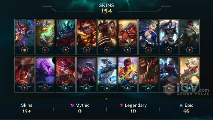 Latin America North Soul Fighter Samira - Firefighter Tristana - Sentinel Vayne - Lv 254 | 160 Champs | 154 Skins FULL ACCESS A730