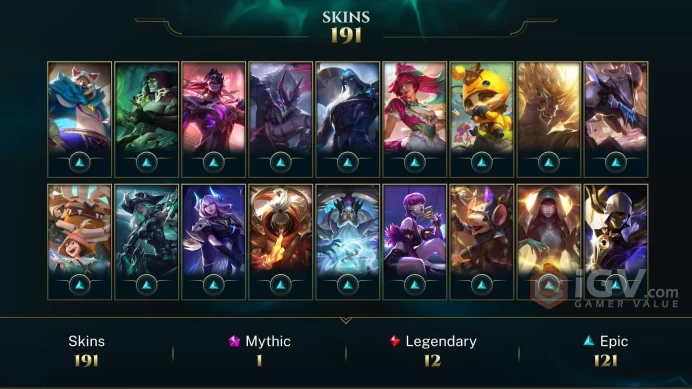 Latin America North Victorious Aatrox - Victorious Lucian - Annie-Versary - Lv 496 | 170 Champs | 191 Skins FULL ACCESS A740