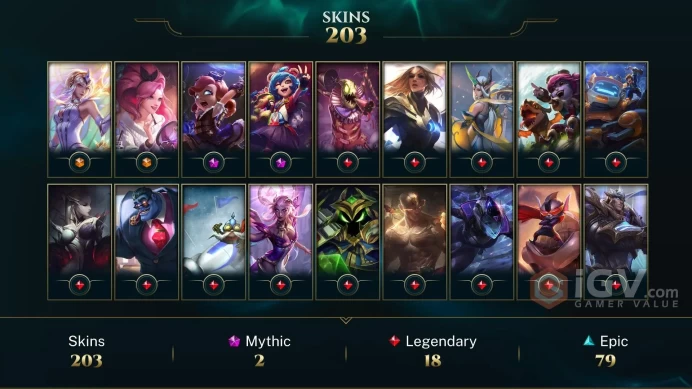 Latin America North Victorious Maokai - K/DA ALL OUT Seraphine Indie - Elementalist Lux - Lv 153 | 172 Champs | 203 Skins FULL ACCESS A749