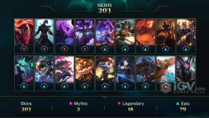 Latin America North Victorious Maokai - K/DA ALL OUT Seraphine Indie - Elementalist Lux - Lv 153 | 172 Champs | 203 Skins FULL ACCESS A749