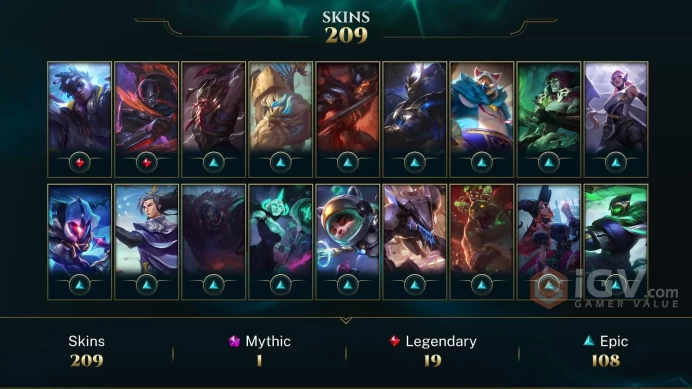 Latin America North Victorious Sejuani - Victorious Blitzcrank - Annie-Versary - Lv 467 | 138 Champs | 209 Skins FULL ACCESS A747