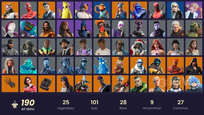   Fortnite Account [PC] 184 skins | Gold Meowscles | Gold Midas | Gold Brutus | Sentinel | Twyn | Gear Specialist Maya | Zenith | The Ageless | 