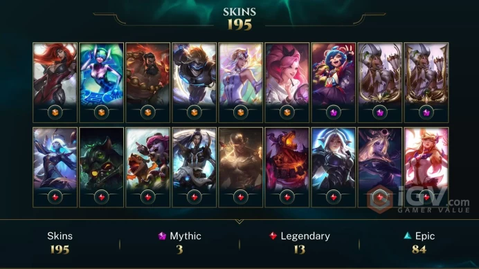Latin America South Victorious Orianna - Victorious Maokai - Victorious Lucian - Lv 639 | 165 Champs | 195 Skins FULL ACCESS A751