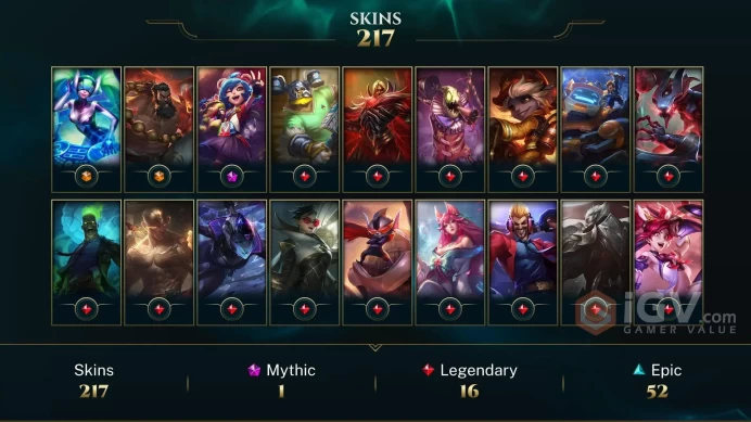 Latin America South Victorious Sivir - Victorious Lucian - Victorious Blitzcrank - Lv 219 | 163 Champs | 217 Skins FULL ACCESS A762