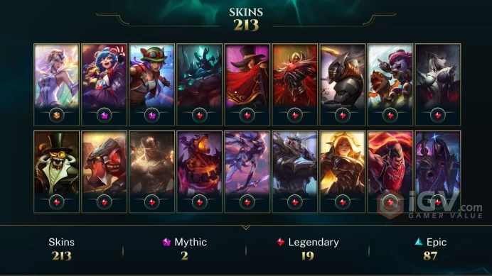 Latin America South Victorious Orianna - Victorious Sivir - Elementalist Lux - Lv 386 | 170 Champs | 213 Skins FULL ACCESS A768