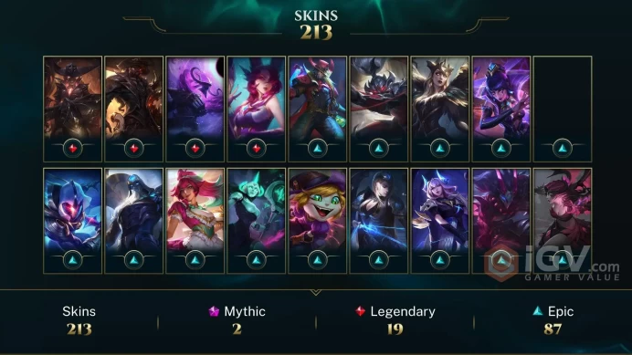 Latin America South Victorious Orianna - Victorious Sivir - Elementalist Lux - Lv 386 | 170 Champs | 213 Skins FULL ACCESS A768