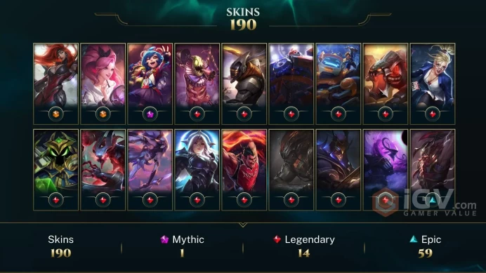 Latin America South Victorious Orianna - Victorious Maokai - Victorious Sivir - Lv 312 | 169 Champs | 190 Skins FULL ACCESS A769