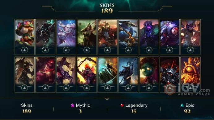 Latin America North Gun Goddess Miss Fortune - Annie-Versary - Ann-Sivir-sary - Lv 433 | 150 Champs | 189 Skins FULL ACCESS A773