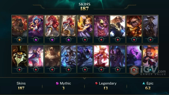 Latin America North Spirit Guard Udyr - Prestige Battle Academia Lux (2022) - Annie-Versary - Lv 314 | 165 Champs | 187 Skins FULL ACCESS A775