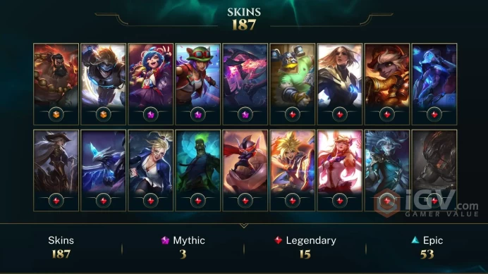 North America Victorious Maokai - Victorious Sivir - Victorious Graves - Lv 607 | 170 Champs | 187 Skins FULL ACCESS A778