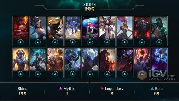 Latin America North Victorious Orianna - Victorious Aatrox - Victorious Lucian - Lv 382 | 172 Champs | 195 Skins FULL ACCESS A780