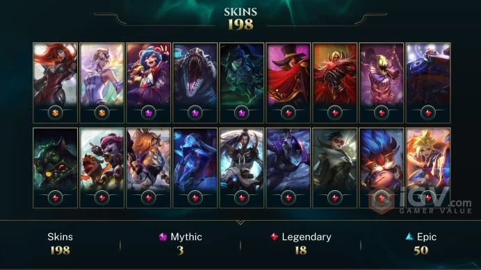 Latin America North Victorious Orianna - Victorious Maokai - Victorious Sivir - Lv 374 | 165 Champs | 198 Skins FULL ACCESS A788