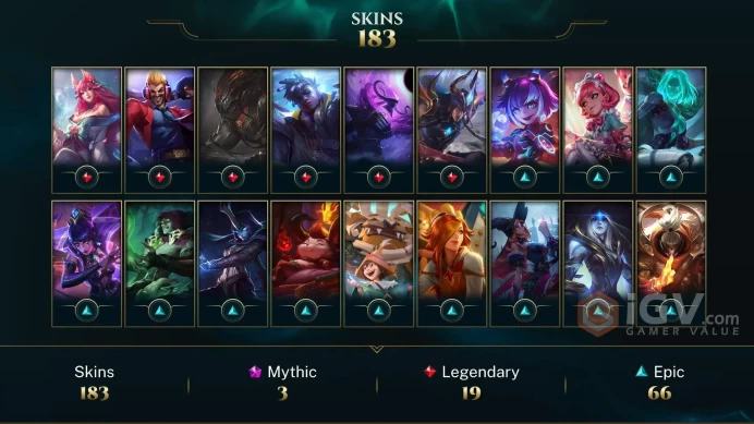Latin America South Victorious Orianna - Victorious Aatrox - Victorious Lucian - Lv 545 | 169 Champs | 183 Skins FULL ACCESS A785