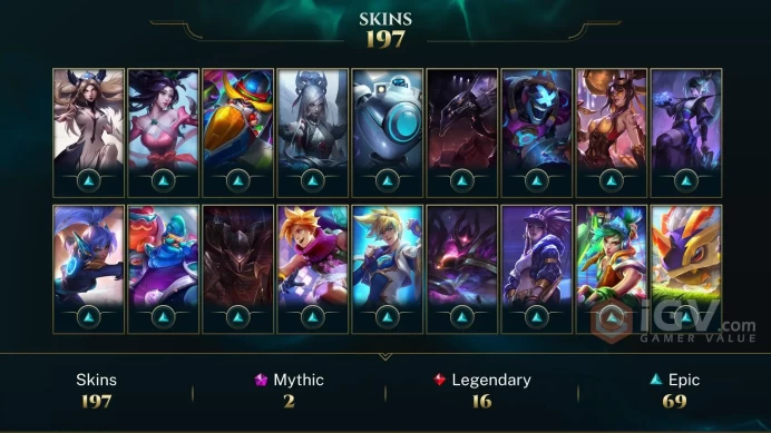 Latin America North Victorious Lucian - Victorious Sejuani - Pulsefire Ezreal - Lv 614 | 170 Champs | 197 Skins FULL ACCESS A790
