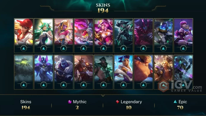 Latin America South Victorious Orianna - Victorious Aatrox - Victorious Lucian - Lv 434 | 172 Champs | 194 Skins FULL ACCESS A793