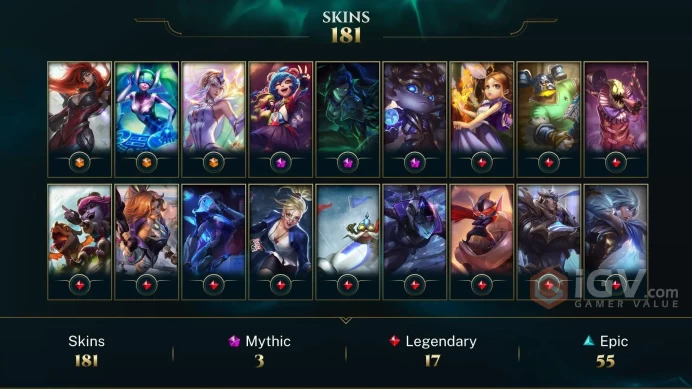 Latin America North Victorious Orianna - Victorious Maokai - Victorious Sivir - Lv 386 | 171 Champs | 181 Skins FULL ACCESS A797