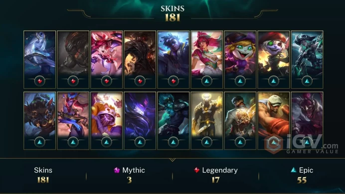 Latin America North Victorious Orianna - Victorious Maokai - Victorious Sivir - Lv 386 | 171 Champs | 181 Skins FULL ACCESS A797