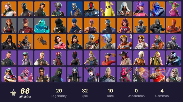 [ALL PLATFORMS]-66 Skin-OG STW-Elite Agent-Take The L-Blue Squire-Royale Knight-Omega-Ezio Auditore-