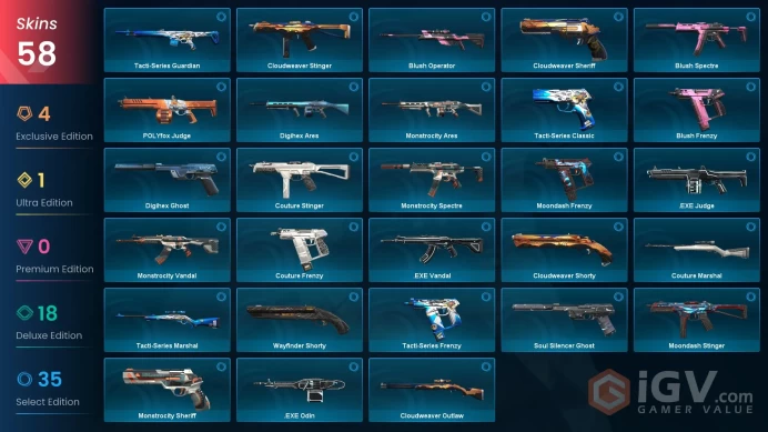 | EU | 4 KNIFE | 58 SKINS | VALUE: 2475 VP | Elderflame Vandal | Bound | RANKED READY | 100 LEVEL | INSTANT DELIVERY | FULL ACCESS | FZzaX |