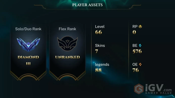 EUW D3 33LP - 7 SKIN - MID MAIN- FULL ACCES - 2021 ACCOUNT- INSTANT DELIVERY- FULL ACCES- SAFE