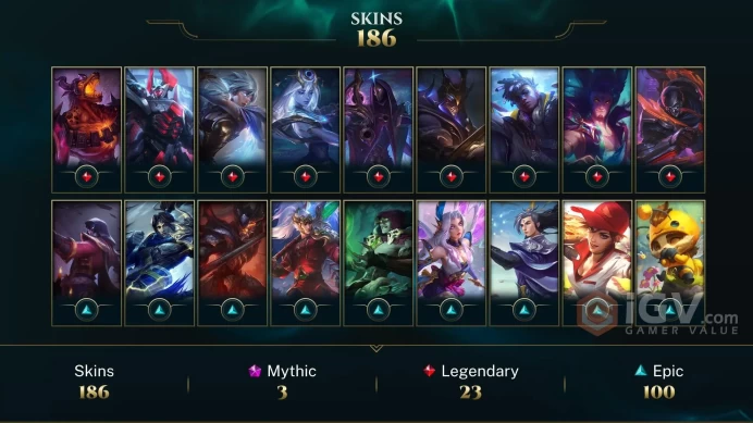 Latin America North Victorious Aatrox - Victorious Lucian - Victorious Sejuani - Lv 477 | 172 Champs | 186 Skins FULL ACCESS A800