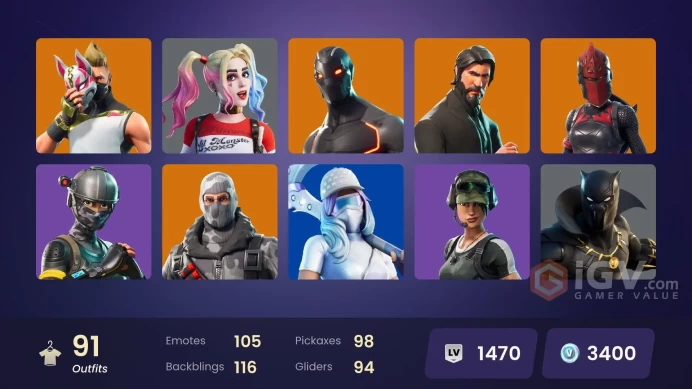 [ALL PLATFORMS]-77 Skin-Scout-Royale Bomber-OG STW-The Reaper-Elite Agent-Omega-Take The L-Freestylin'-FULL ACCESS-