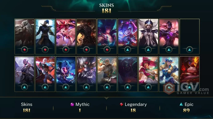 Latin America North K/DA ALL OUT Seraphine Indie - Pulsefire Ezreal - Gun Goddess Miss Fortune - Lv 321 | 133 Champs | 181 Skins FULL ACCESS...