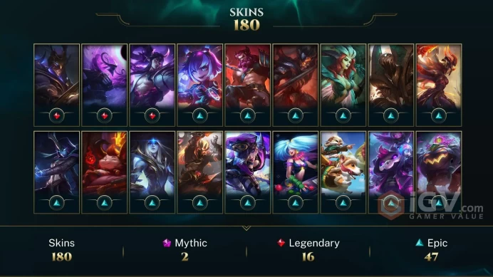 Latin America North Victorious Orianna - Victorious Maokai - Victorious Sivir - Lv 523 | 171 Champs | 180 Skins FULL ACCESS A809