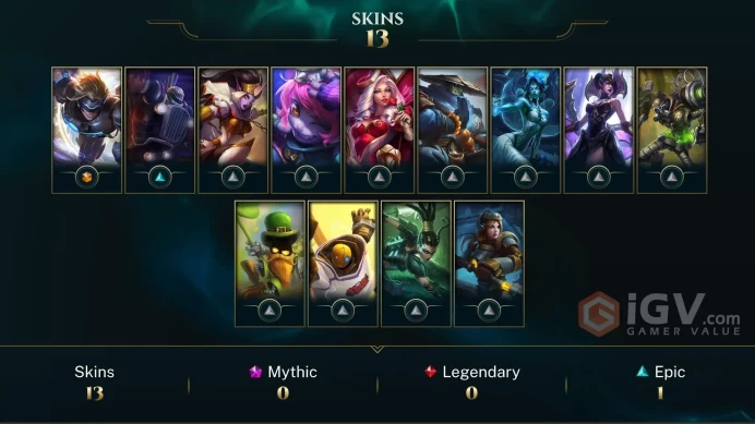 Latin America North Pulsefire Ezreal - Piltover Customs Blitzcrank - Hextech Singed - Lv 30 | 38 Champs | 13 Skins FULL ACCESS A820