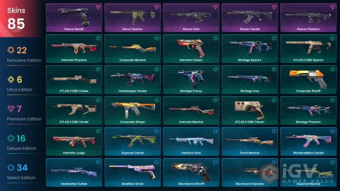 VALORANT EU WEST SERVER 85 SKİNS(+13 KNİFE,  PHASEGUARD + CHAMPİONS 2024+2025 + AYAKASHİ PACKED,   )AUTO DELIVERY FULL ACCESS-LIFETIME WARRANT