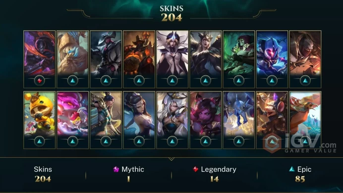 Latin America South K/DA ALL OUT Seraphine Indie - Soul Fighter Samira - Gun Goddess Miss Fortune - Lv 481 | 172 Champs | 204 Skins FULL ACCE...