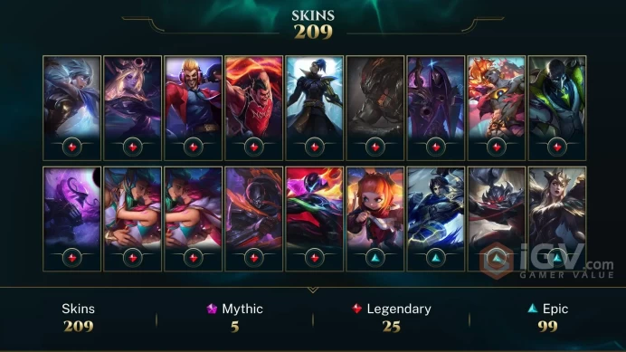 Latin America North Victorious Orianna - Victorious Aatrox - Victorious Lucian - Lv 810 | 167 Champs | 209 Skins FULL ACCESS A829