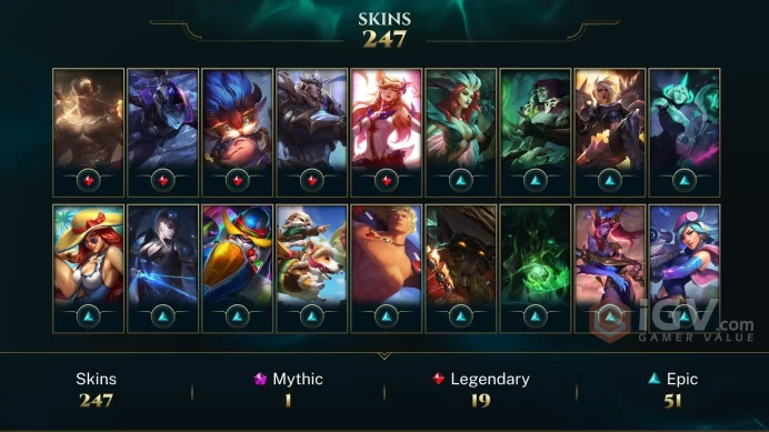 North America Pulsefire Ezreal - Elementalist Lux - DJ Sona - Lv 64 | 152 Champs | 247 Skins FULL ACCESS A846