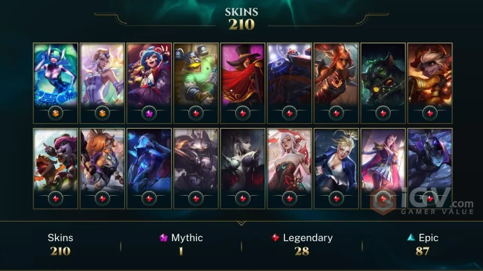 Europe Nordic & East Elementalist Lux - DJ Sona - Annie-Versary - Lv 274 | 147 Champs | 210 Skins FULL ACCESS A848