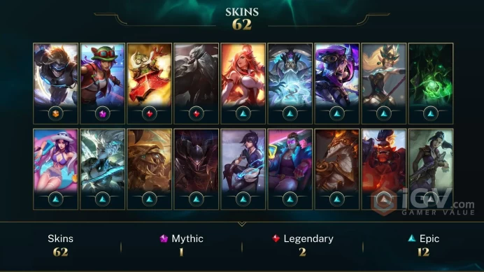 Europe Nordic & East Victorious Orianna - Victorious Elise - Victorious Sivir - Lv 48 | 107 Champs | 62 Skins FULL ACCESS A850