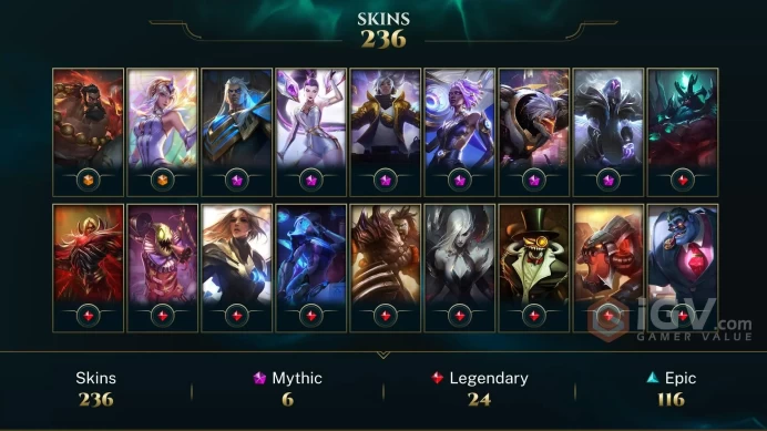 Middle East Spirit Guard Udyr - Elementalist Lux - Prestige True Damage Yasuo - Lv 195 | 111 Champs | 236 Skins FULL ACCESS A856