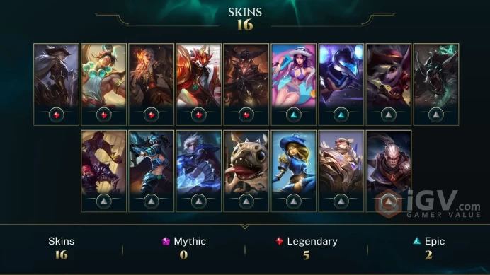 [S9 Account EUW][Handmade]Season 16 Split 2 // Emerald 3 / 19 Skin / 60 Champ / 10 Chromas / %68 WR / Honor 5 / FULL ACCESS / AUTO DELIVERY