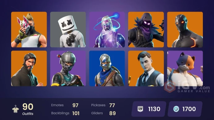 [PC/PSN/XBOX] 91 skins | OG STW | Galaxy | The Reaper | Blue Squire | Royale Knight | Elite Agent | Y380