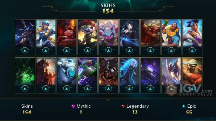 [EUW] | 154 Skin | 110 Champ | Unranked | 40 RP | Email Access | 2025 Ready | 28915 BE | Honor 3 | Level 104